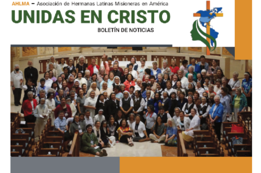 Portada del boletín AHLMA 2023 con las hermanas que asisten al VI Encuentro